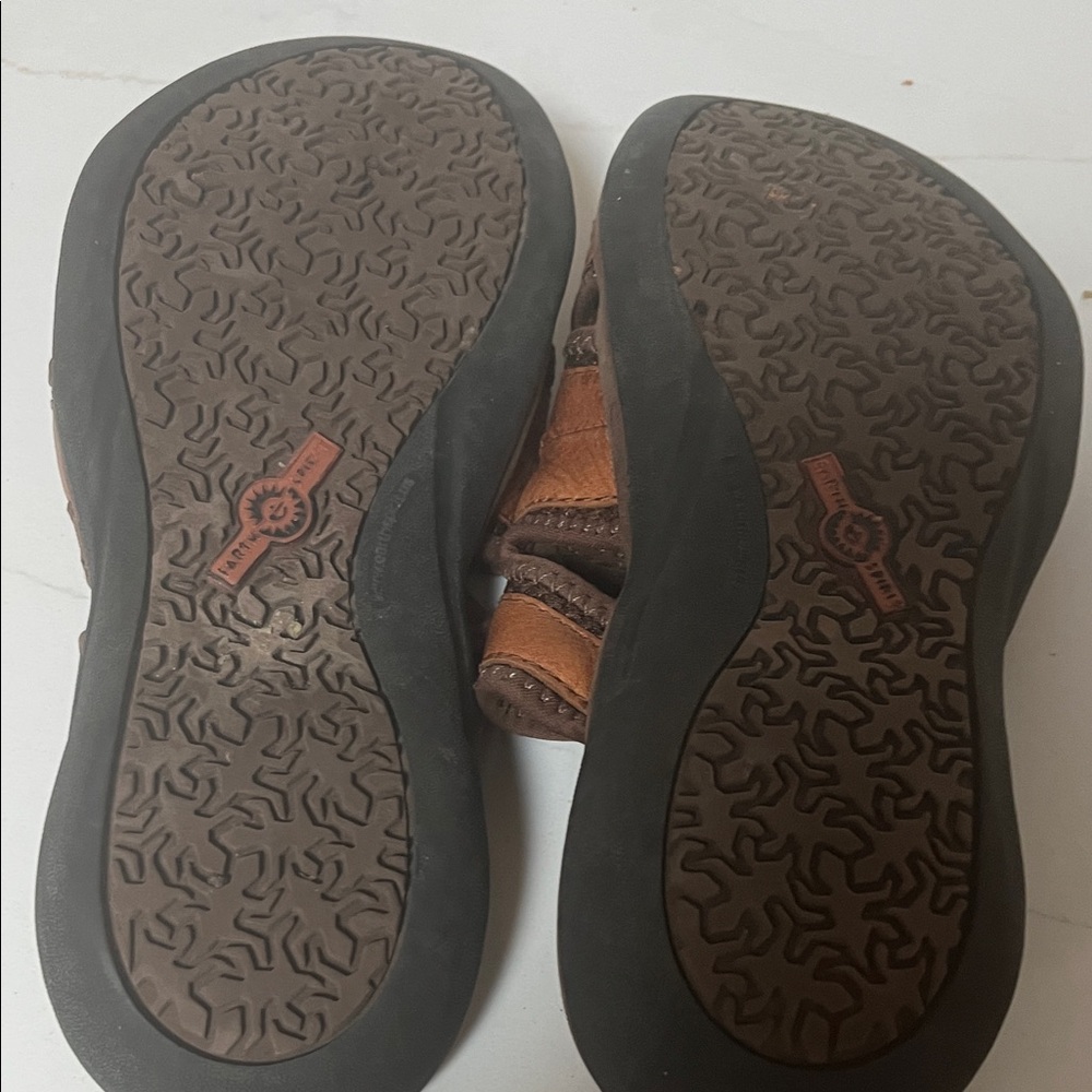 Earth Spirit Tan Leather Sandals Size 7 - Picture 11 of 11
